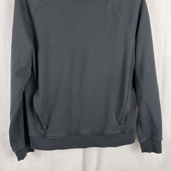 Fabletics Black Cotton Blend Hoodie Sweatshirt Mens Size Small Workout Gym - Picture 2 of 5